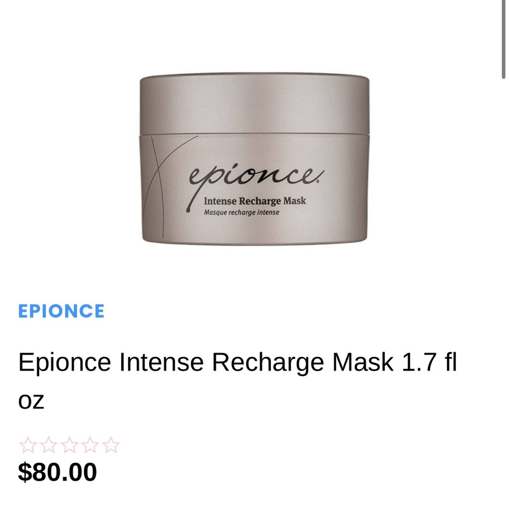 Intense recharge mask- all skin types 
Paraben free